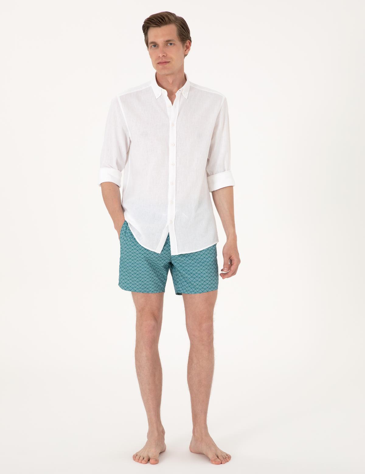 Yeşil Deniz Şortu - 50307956001