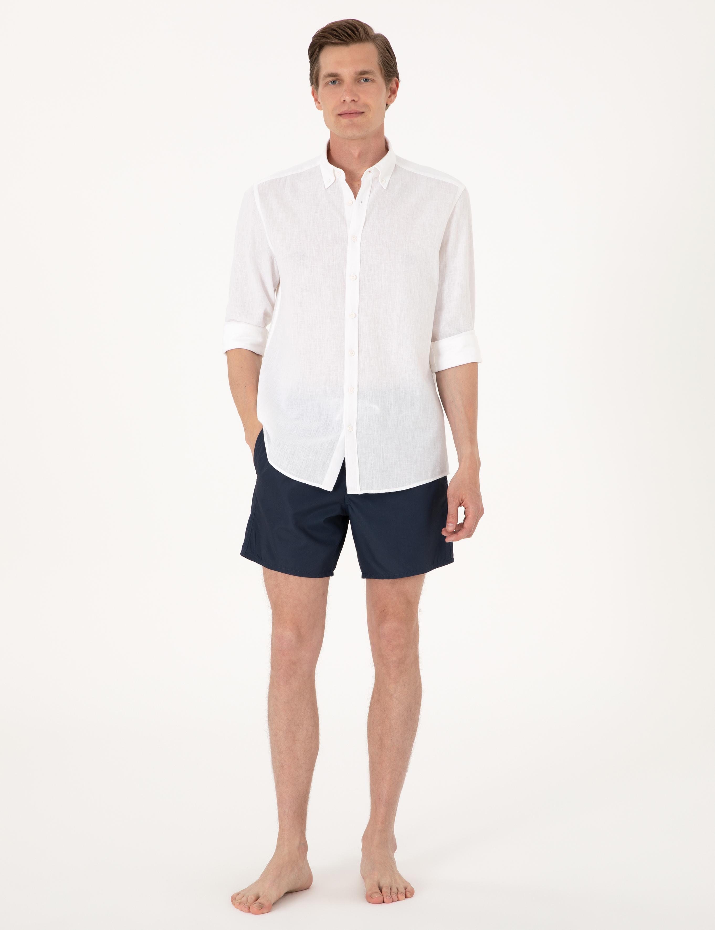 Lacivert Deniz Şortu