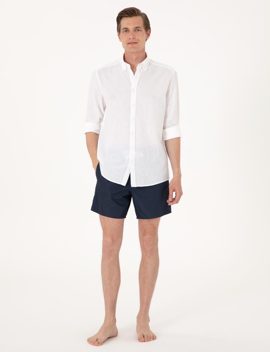 Lacivert Deniz Şortu