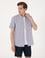 Lacivert Regular Fit Kısa Kollu Gömlek