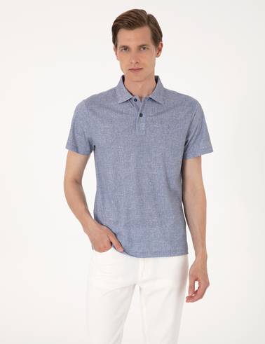 Lacivert Slim Fit Tişört