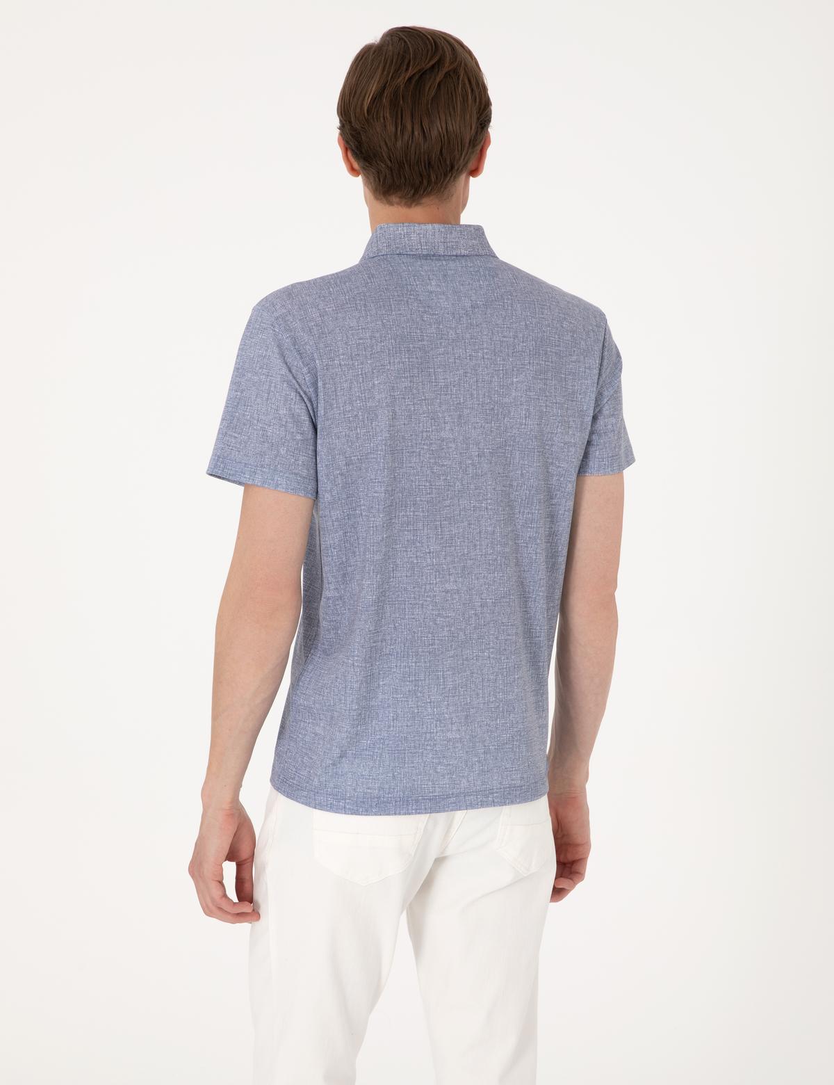 Lacivert Slim Fit Tişört - 50306059005