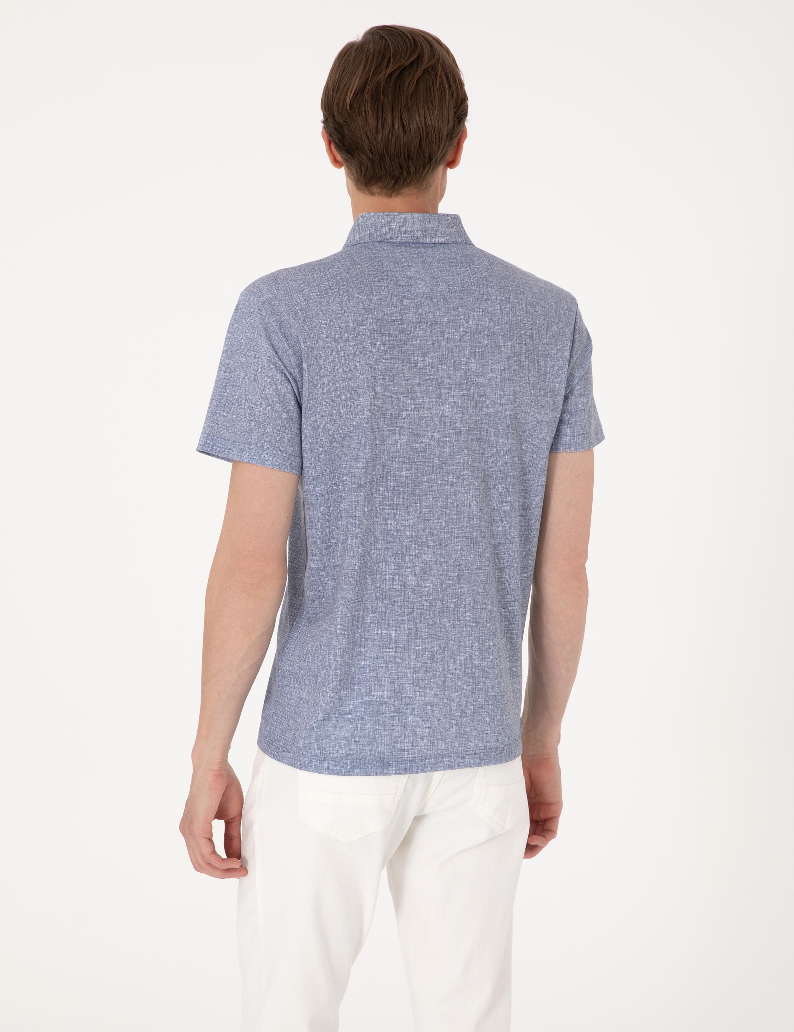 Lacivert Slim Fit Tişört