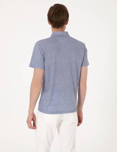 Lacivert Slim Fit Tişört