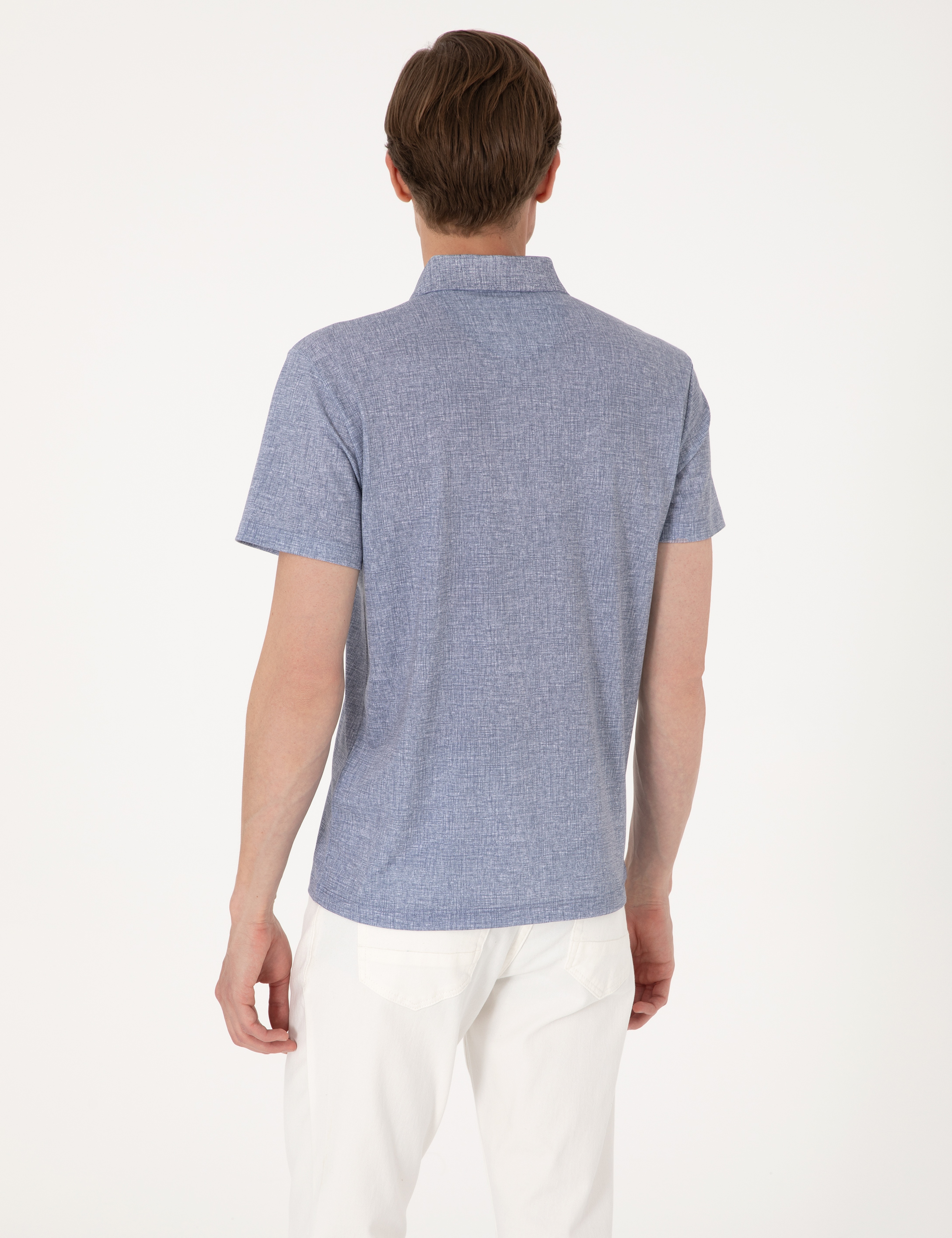 Lacivert Slim Fit Tişört - Image 5