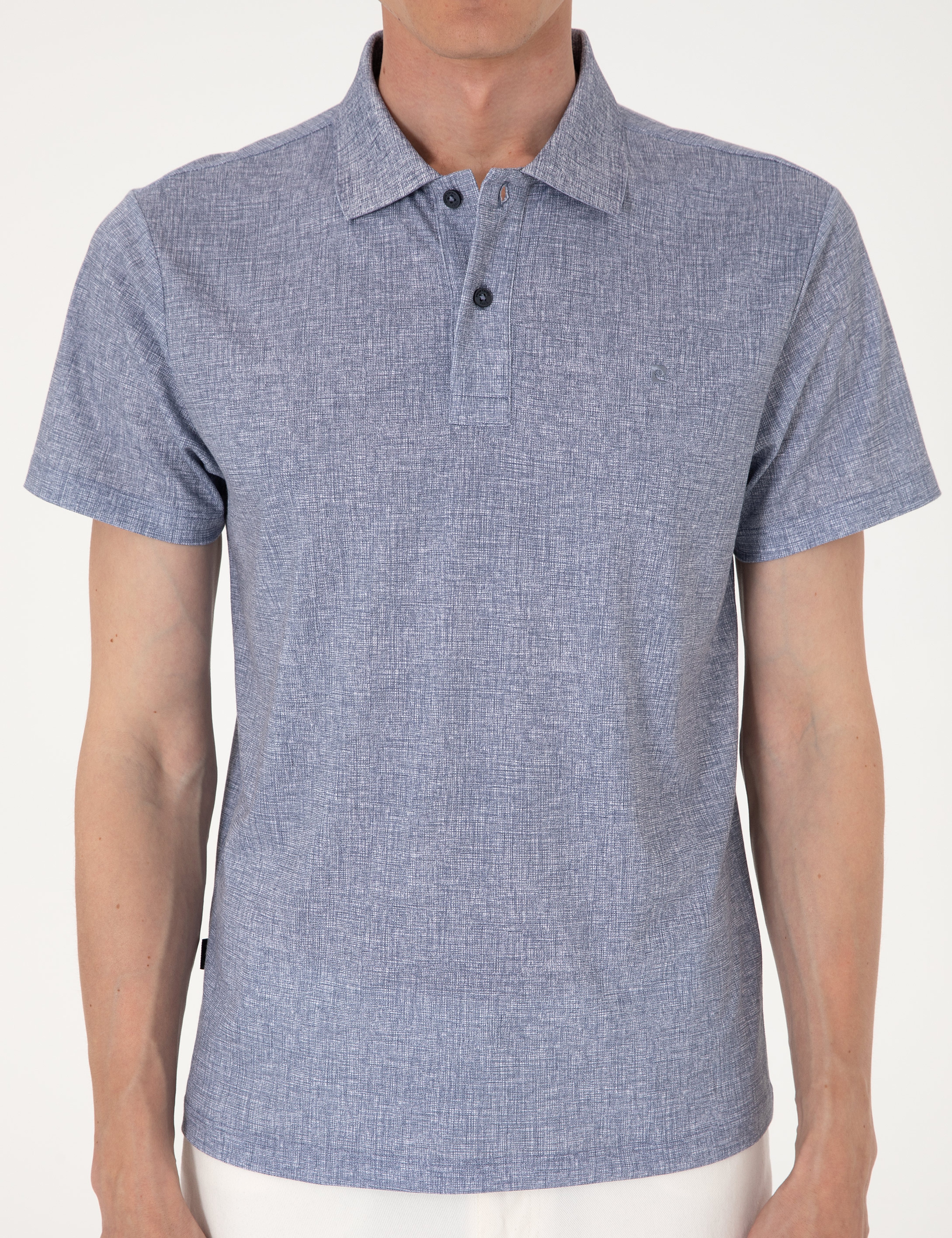 Lacivert Slim Fit Tişört - Image 6