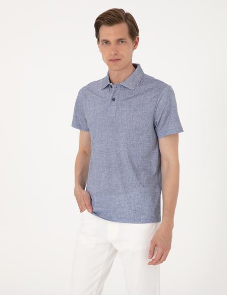 Lacivert Slim Fit Tişört - 50306059005