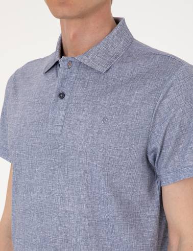 Lacivert Slim Fit Tişört