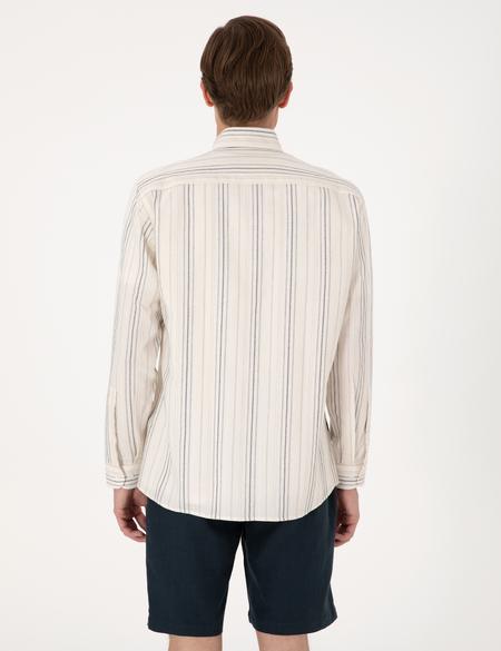 Lacivert Regular Fit Uzun Kollu Gömlek - 50307170007