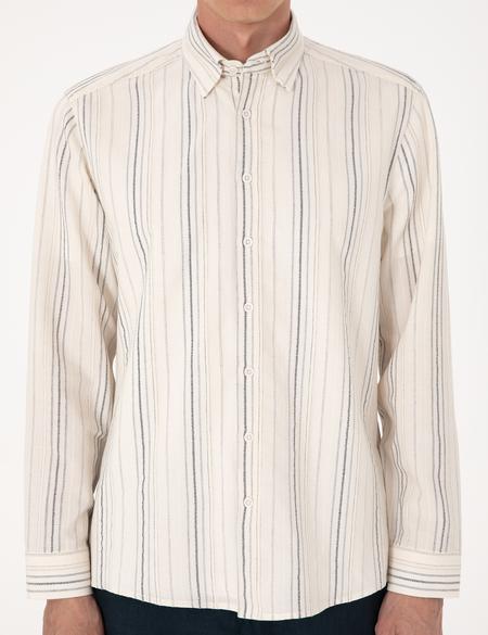 Lacivert Regular Fit Uzun Kollu Gömlek - 50307170007