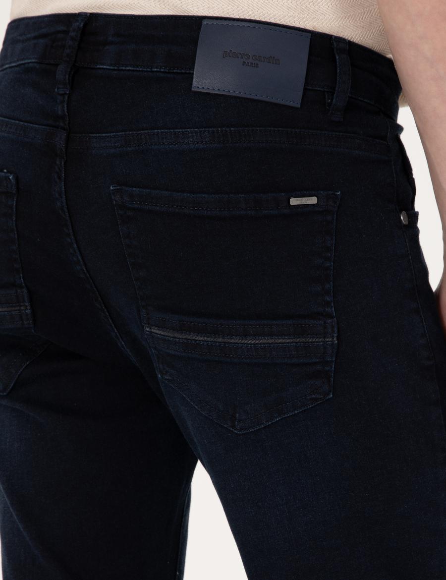 Koyu Lacivert Slim Fit Jean Pantolon