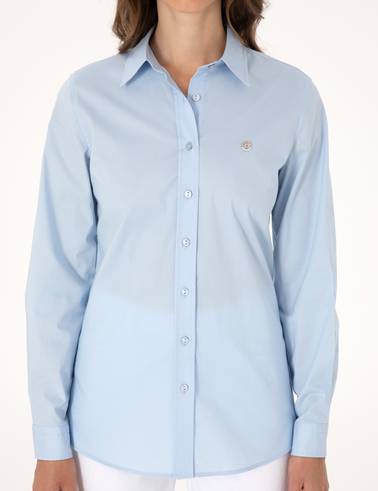 Açık Mavi Slim Fit Uzun Kollu Gömlek