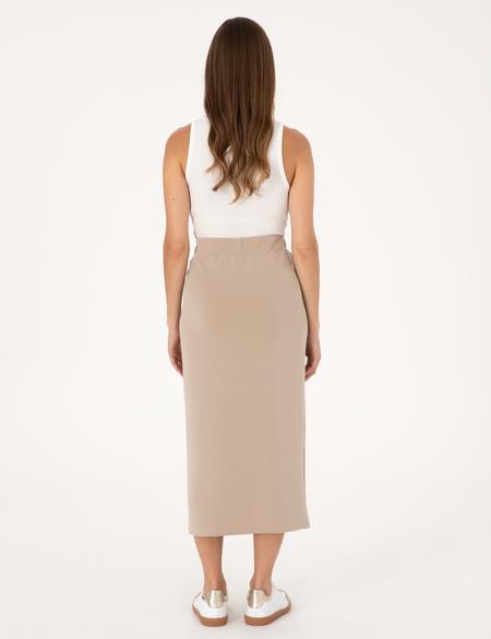 Kum Regular Fit Örme Etek - 50301435004