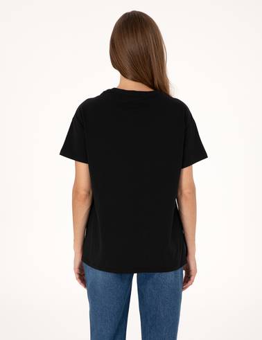 Siyah Comfort Fit Tişört