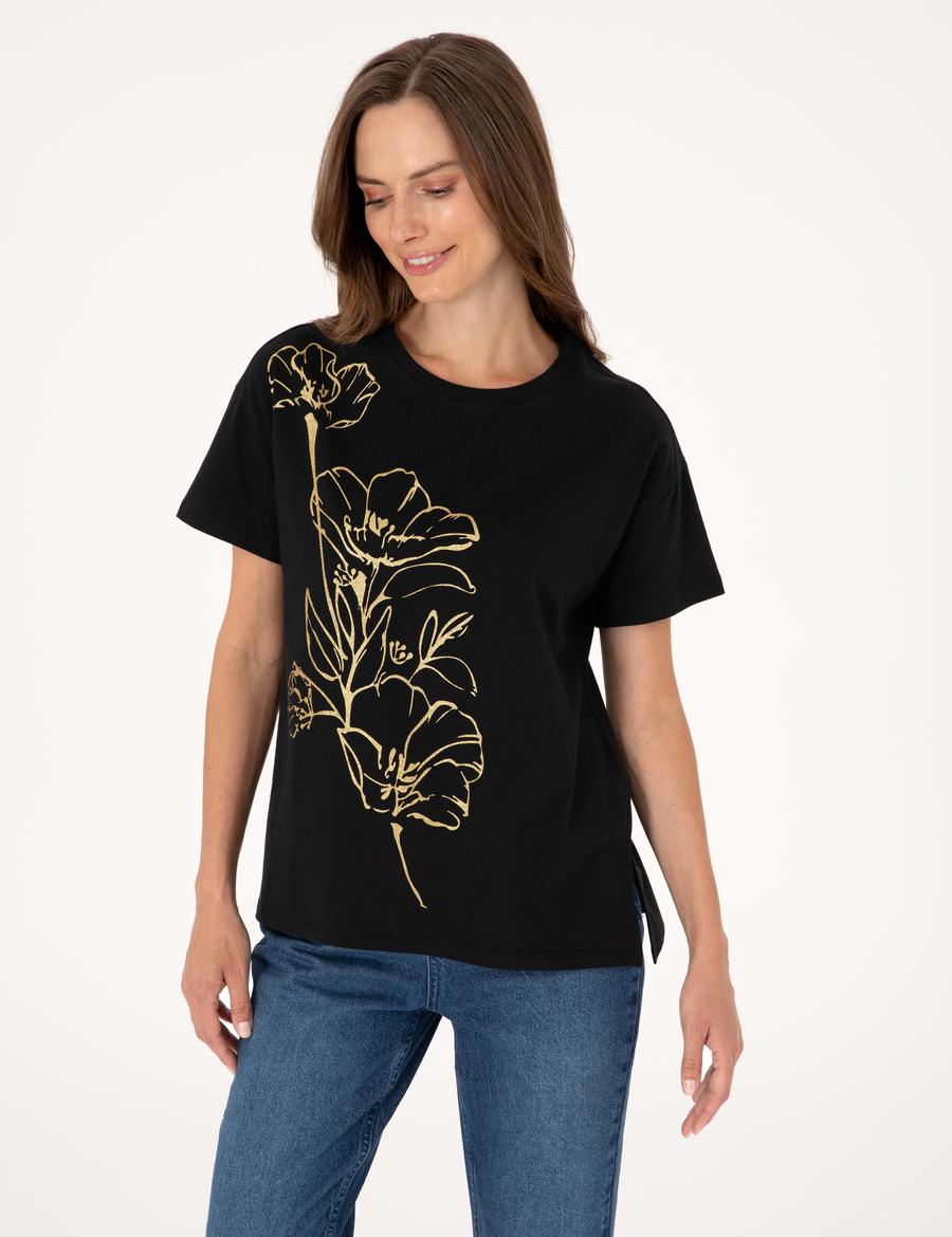 Siyah Comfort Fit Tişört