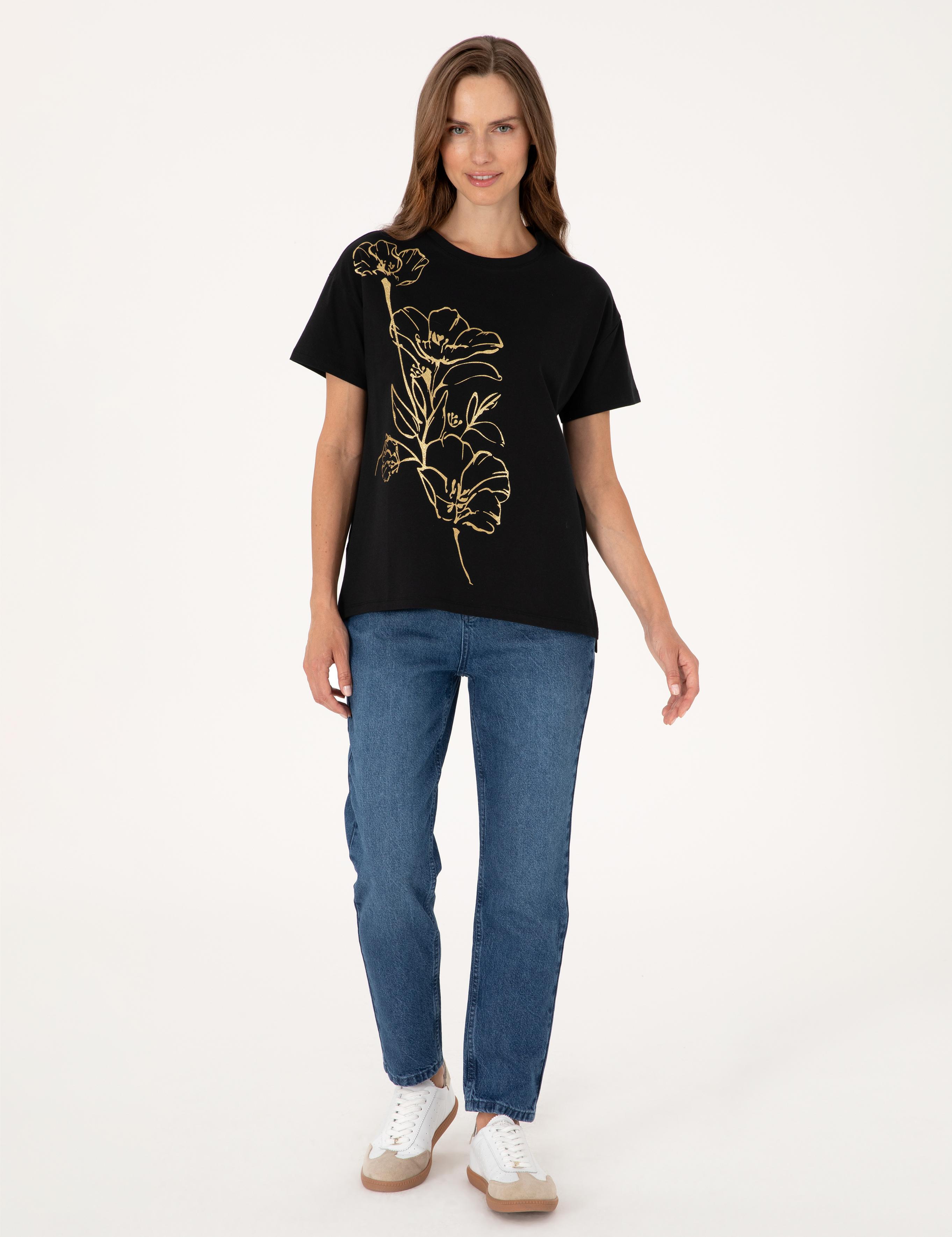 Siyah Comfort Fit Tişört