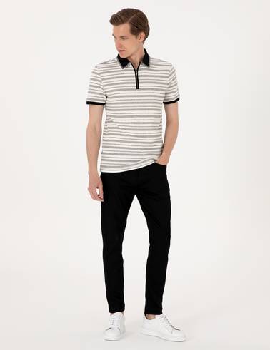 Siyah Slim Fit Jean Pantolon