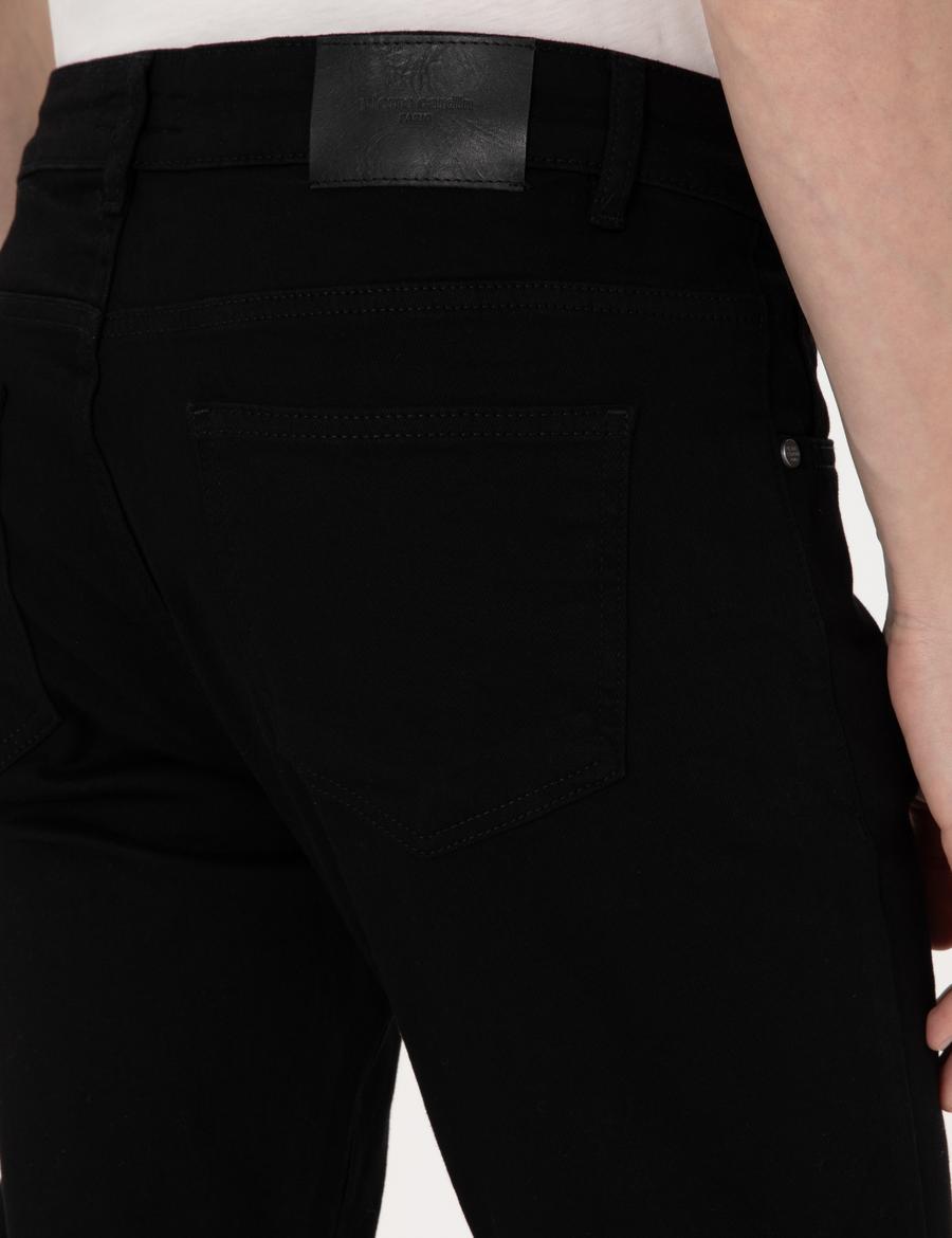 Siyah Slim Fit Jean Pantolon