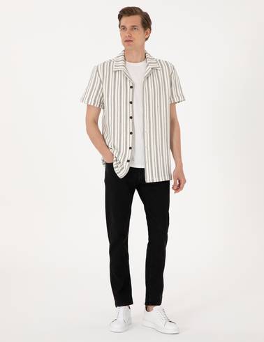Siyah Slim Fit Jean Pantolon