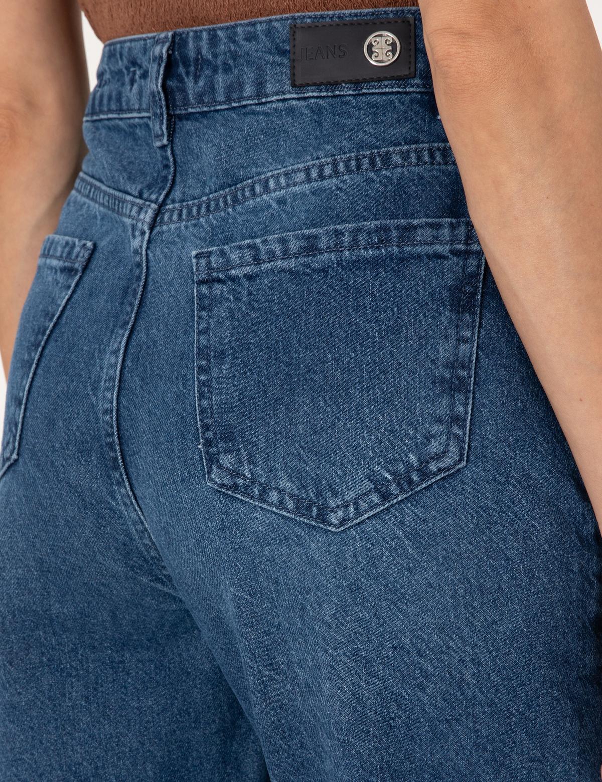 Açık Mavi Mom High Waist Fit Jean Pantolon - 50313233010