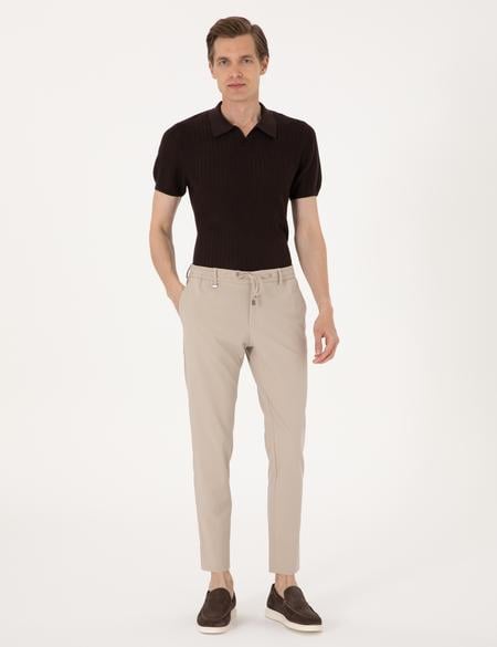 Bej Klasik Jogger Pantolon - 50305397057