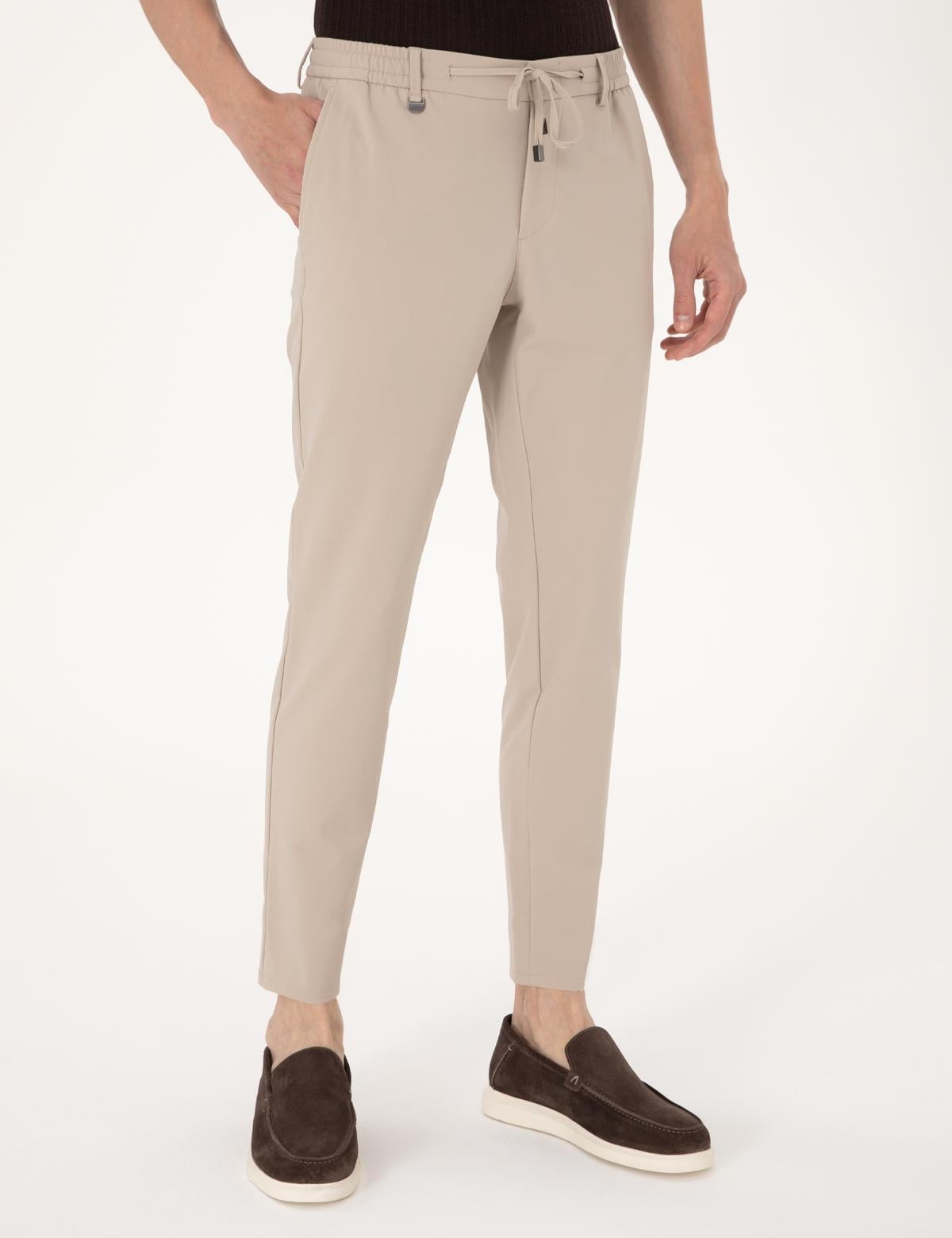 Bej Klasik Jogger Pantolon - 50305397057