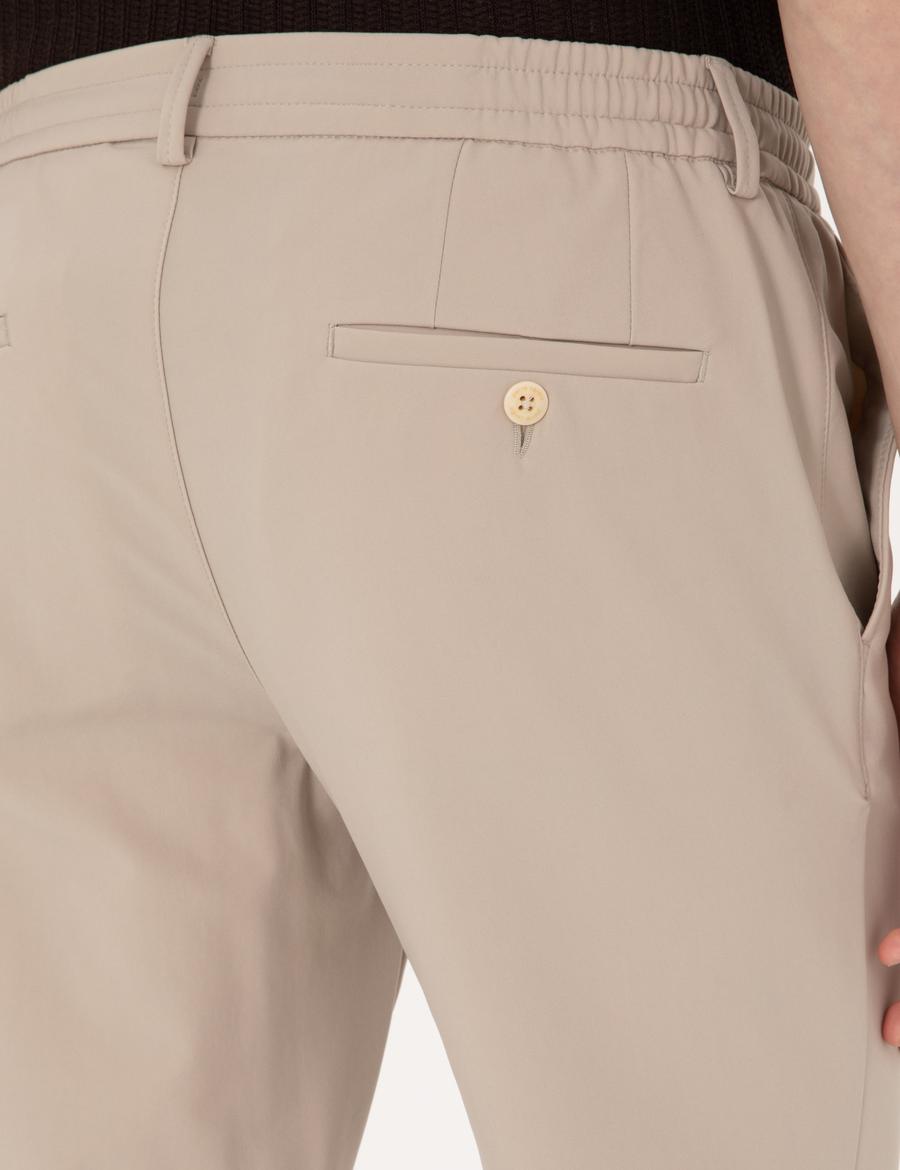 Bej Klasik Jogger Pantolon