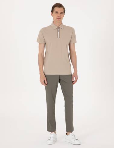 Taş Ultralight Kumaş Slim Fit Polo Yaka Tişört