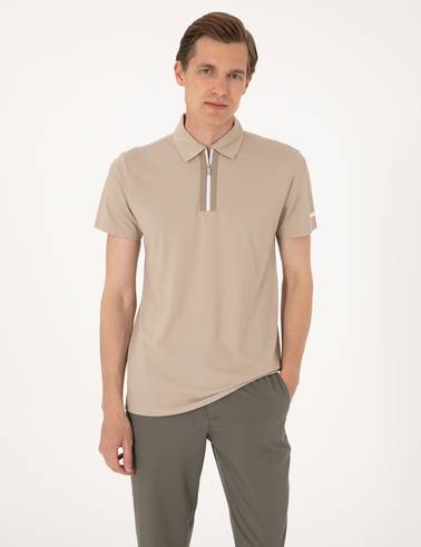 Taş Ultralight Kumaş Slim Fit Polo Yaka Tişört