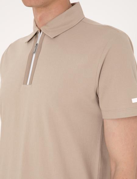 Taş Ultralight Kumaş Slim Fit Polo Yaka Tişört - 50302623214