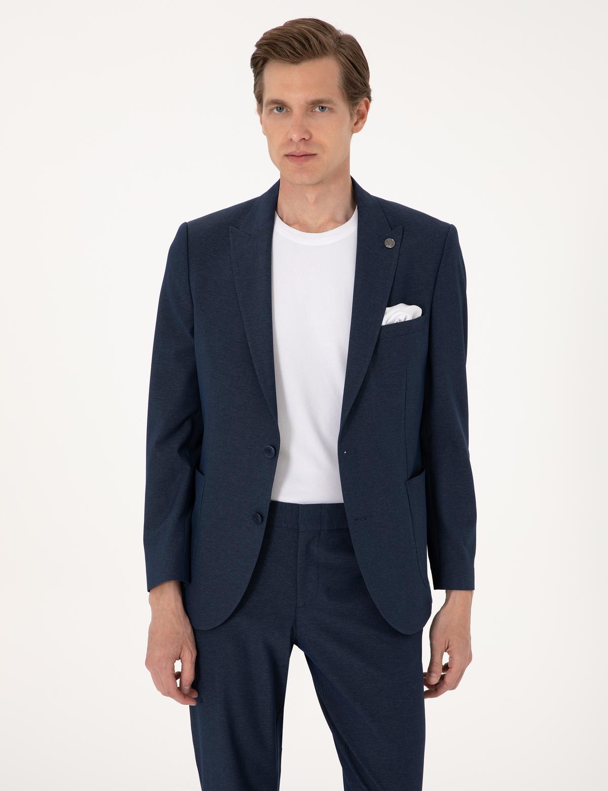 Lacivert Ex. Slim Fit Takım Elbise - 50302426077