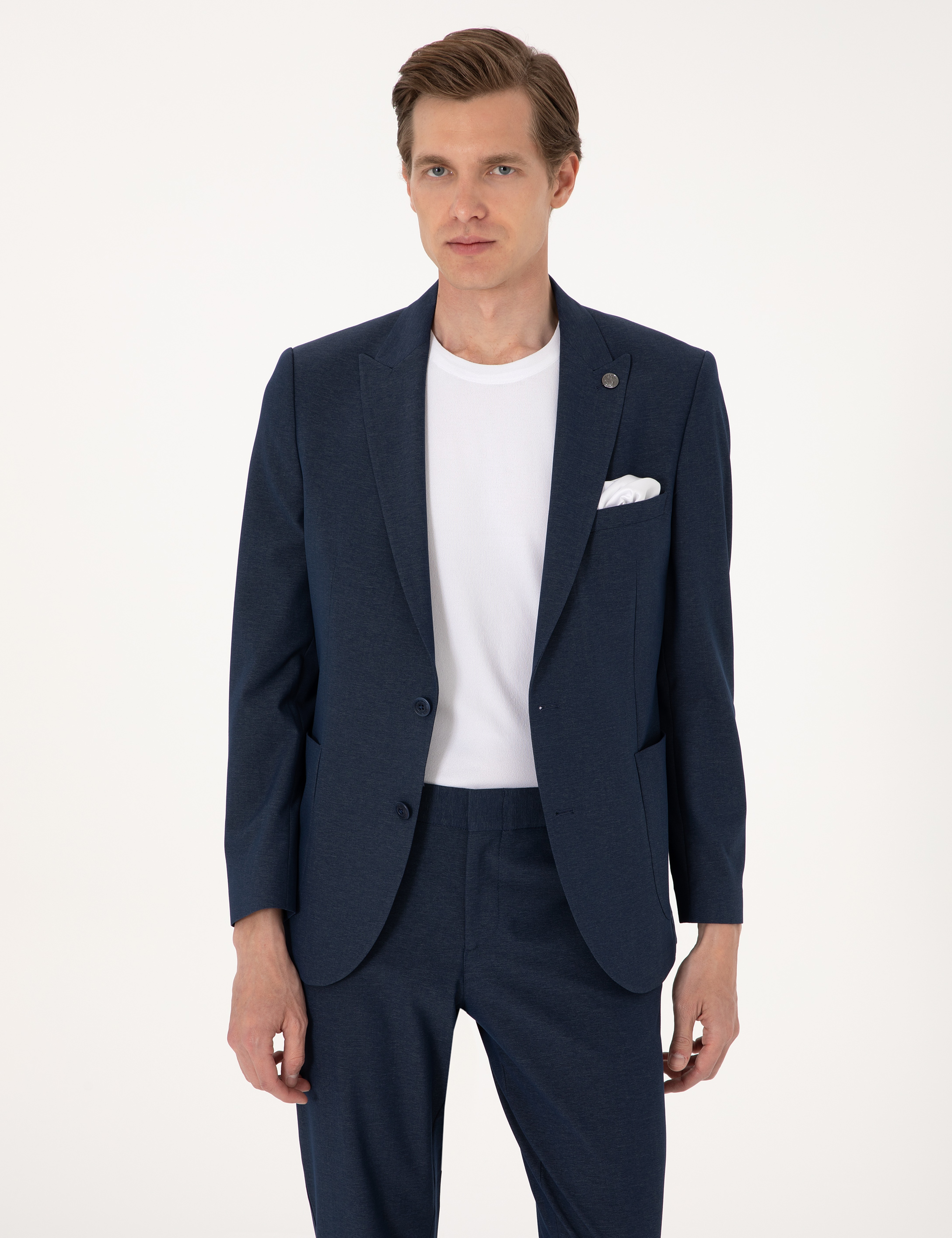 Lacivert Ex. Slim Fit Takım Elbise - Image 3
