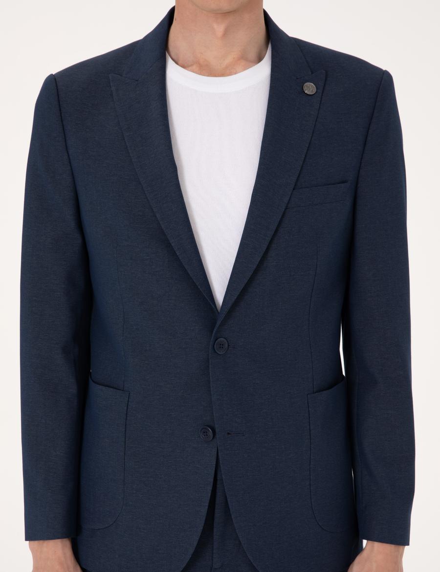 Lacivert Ex. Slim Fit Takım Elbise