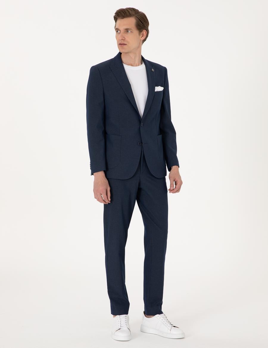 Lacivert Ex. Slim Fit Takım Elbise