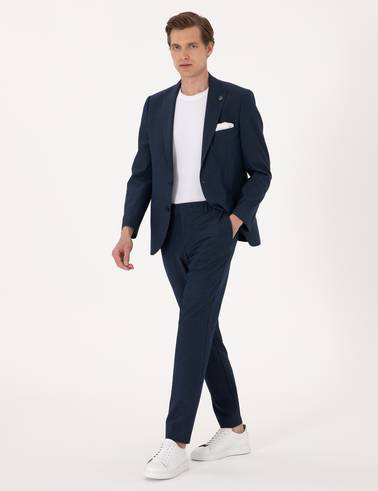 Lacivert Ex. Slim Fit Takım Elbise