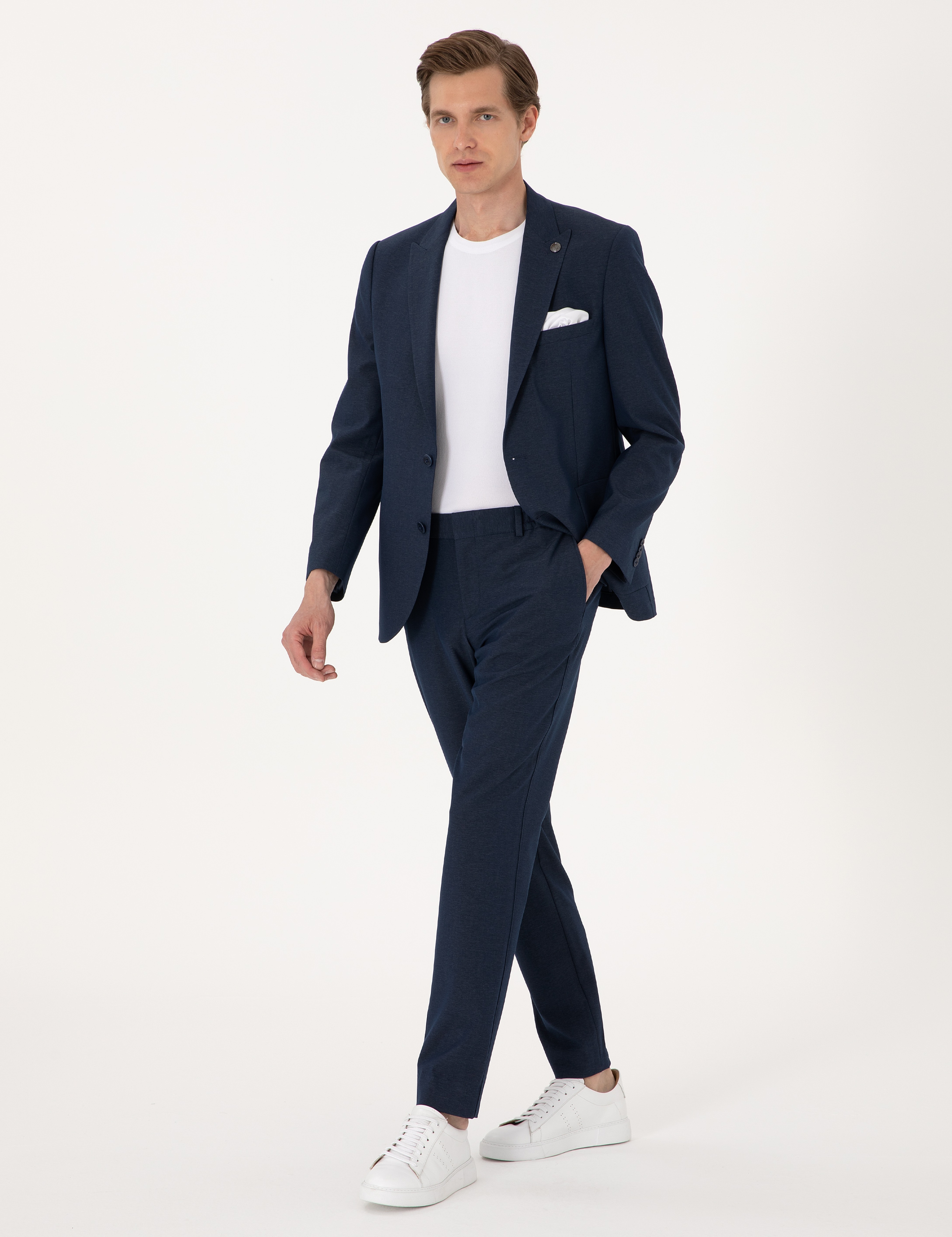 Lacivert Ex. Slim Fit Takım Elbise - Image 4