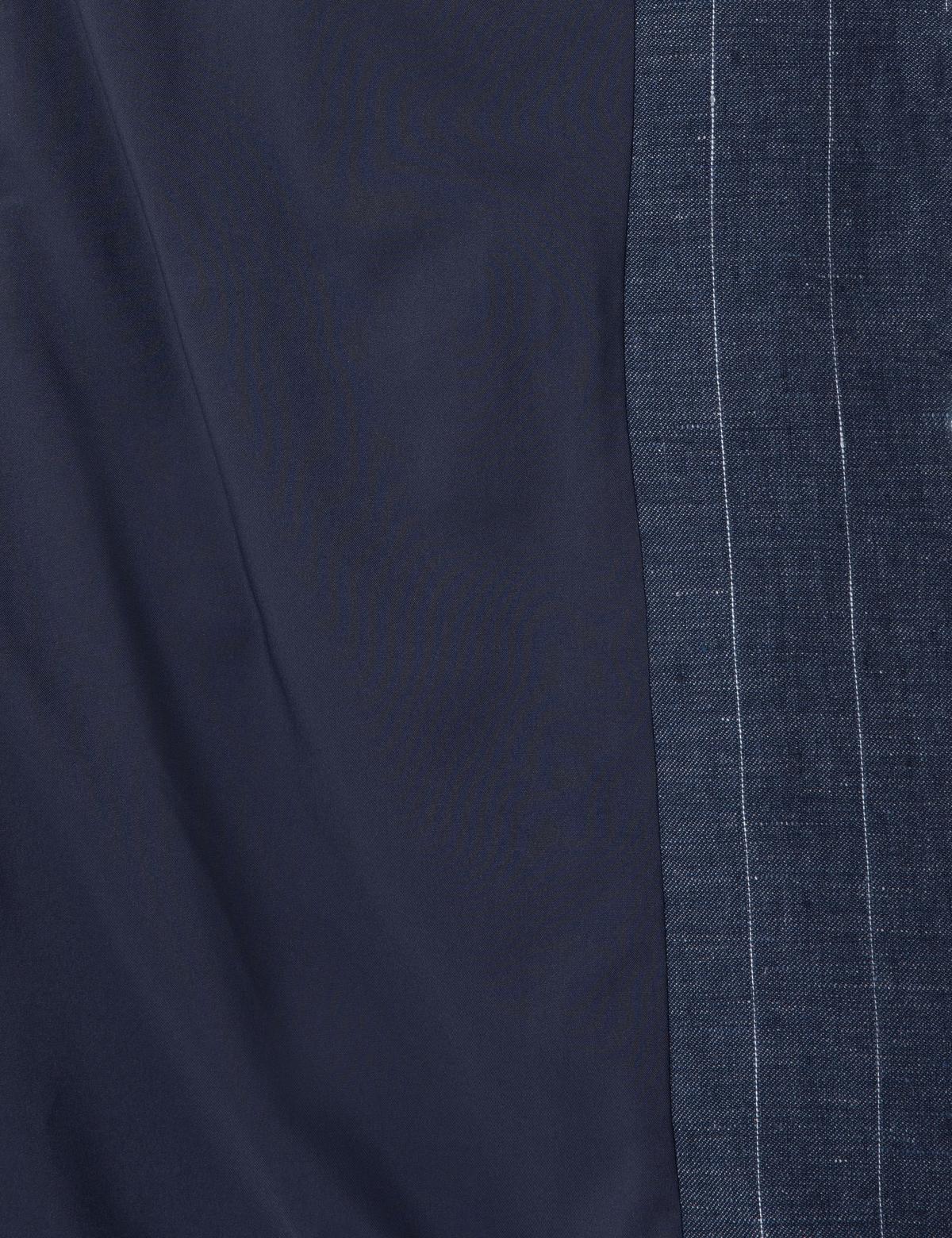 Lacivert Regular Fit Keten Ceket - 50299918001