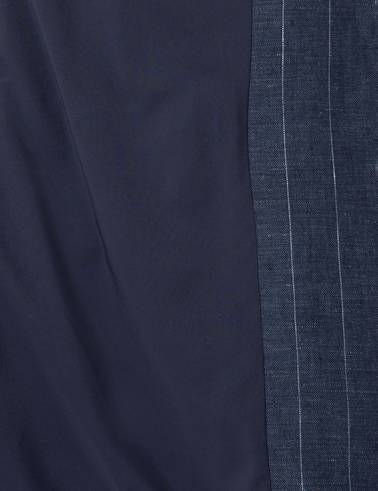 Lacivert Regular Fit Keten Ceket