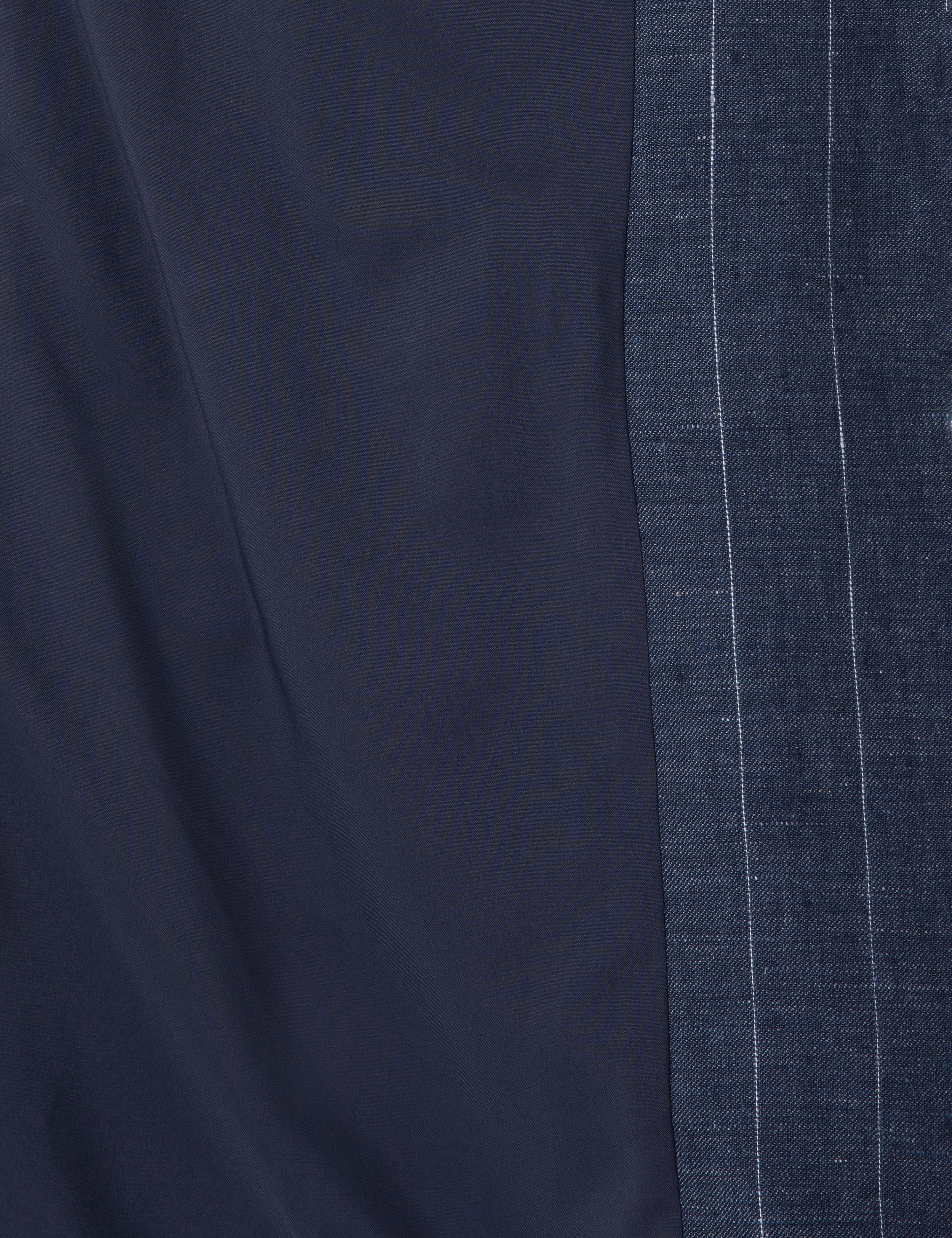 Lacivert Regular Fit Keten Ceket - Image 6