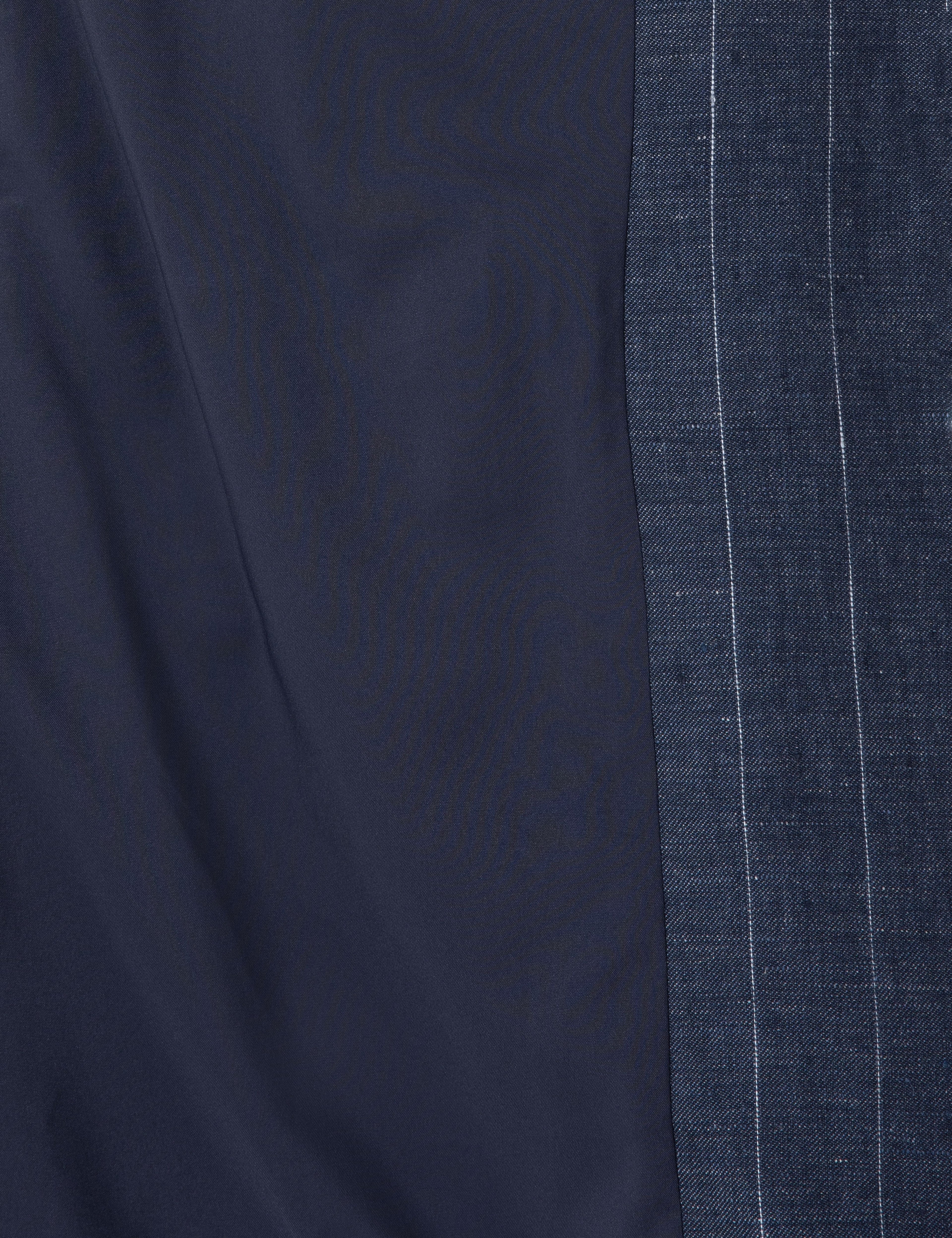Lacivert Regular Fit Keten Ceket