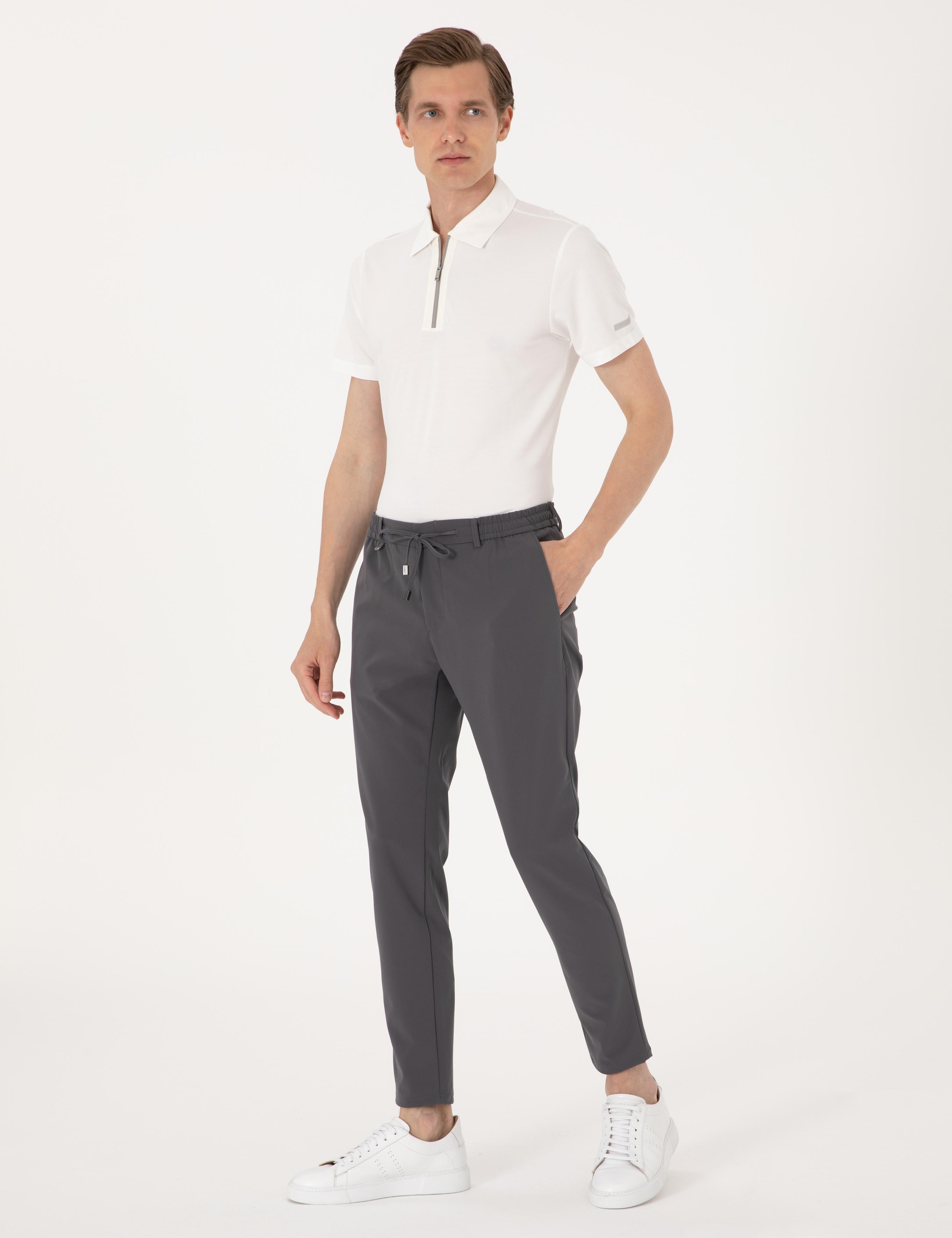 Antrasit Klasik Jogger Pantolon