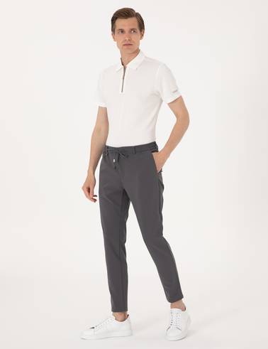 Antrasit Klasik Jogger Pantolon