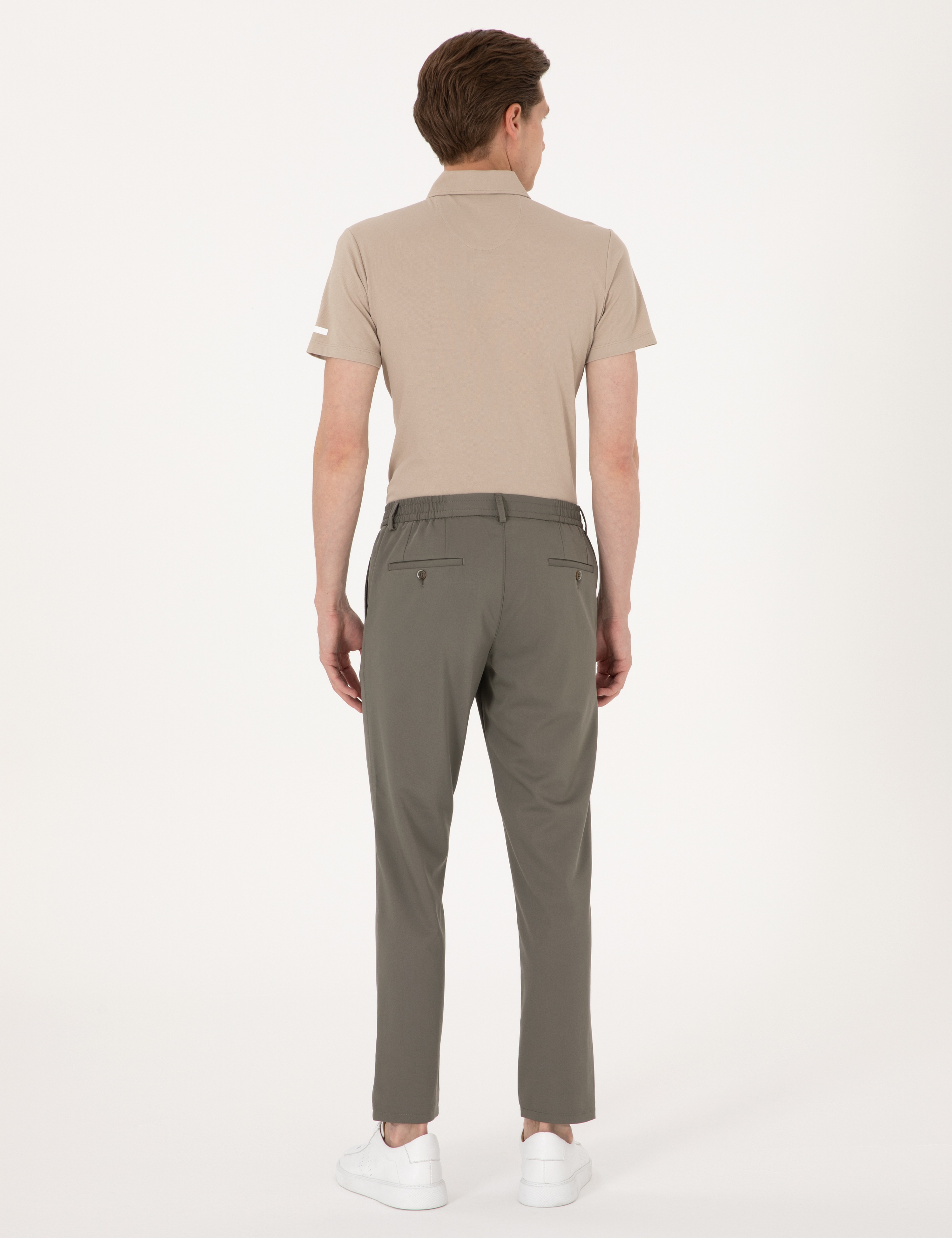 Yeşil Ex. Slim Fit Kumaş Pantolon