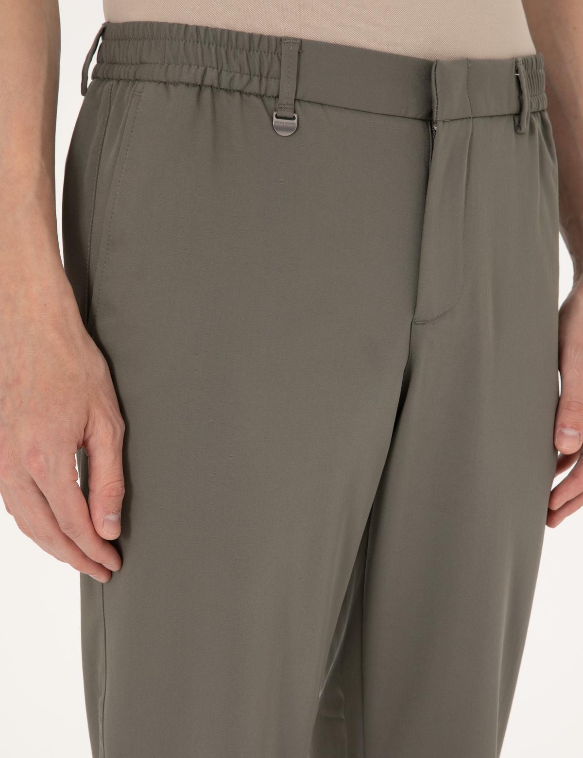 Yeşil Ex. Slim Fit Kumaş Pantolon - 50306174044