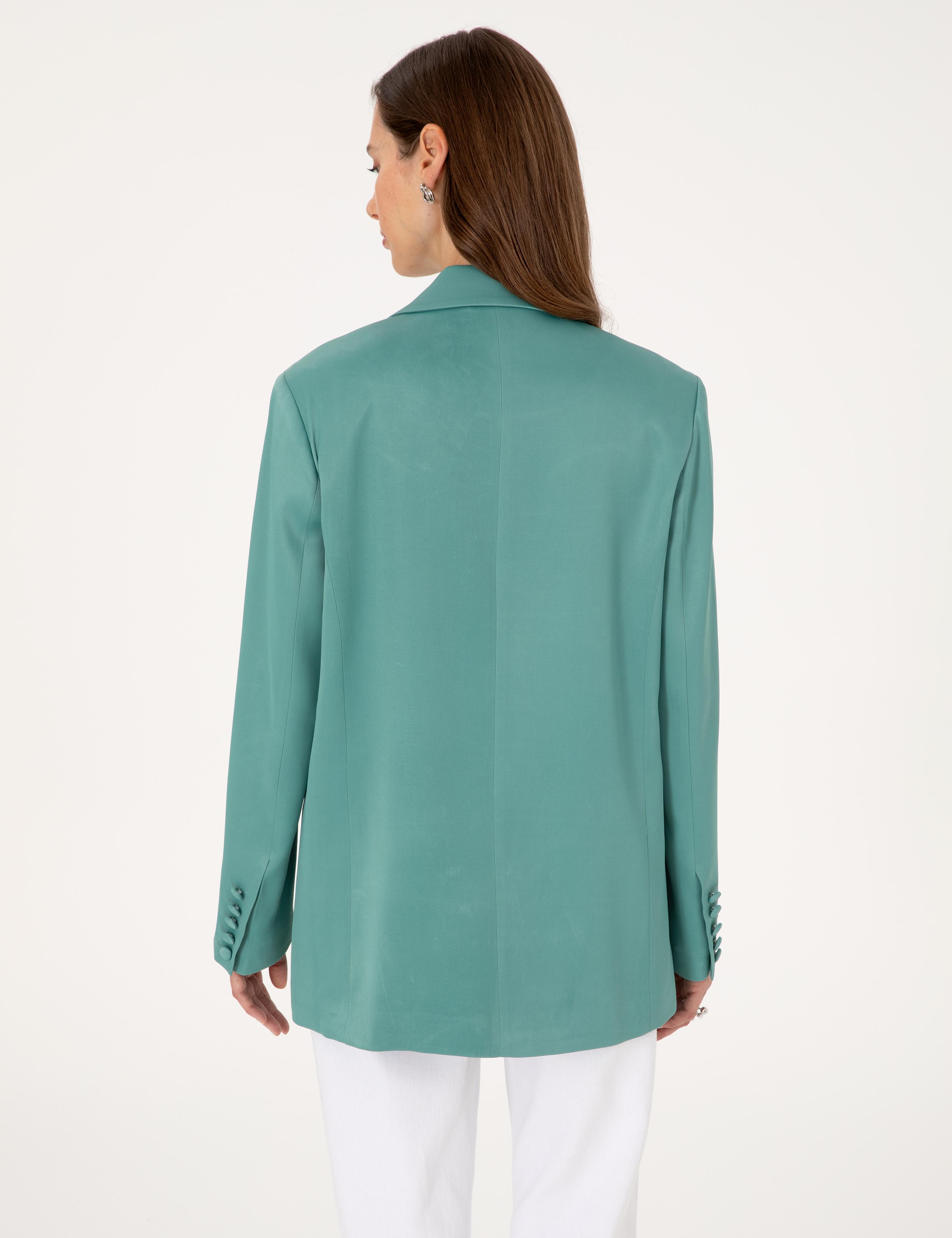 Yeşil Comfort Fit Ceket