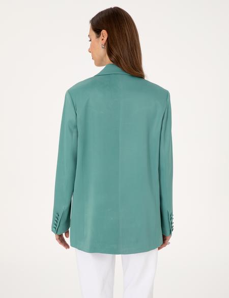 Yeşil Comfort Fit Ceket - 50299810009