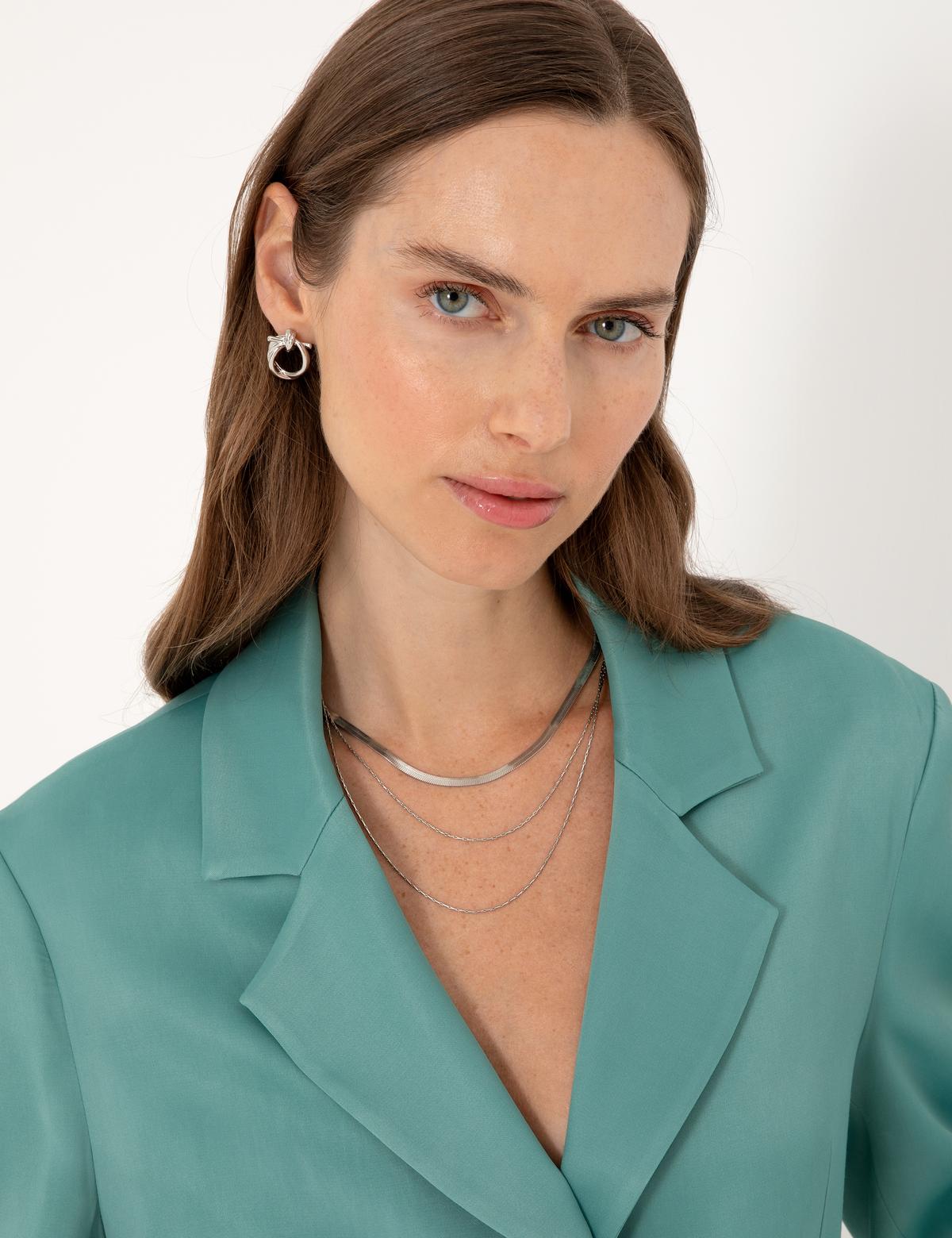 Yeşil Comfort Fit Ceket - 50299810009