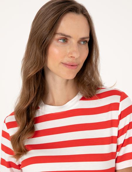 Beyaz Regular Fit Tişört - 50305777005