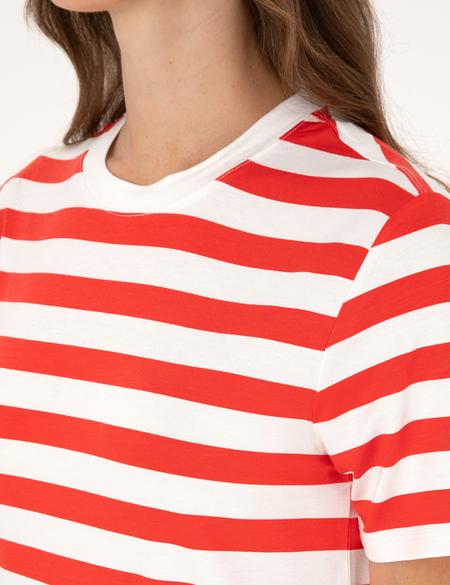 Beyaz Regular Fit Tişört - 50305777005