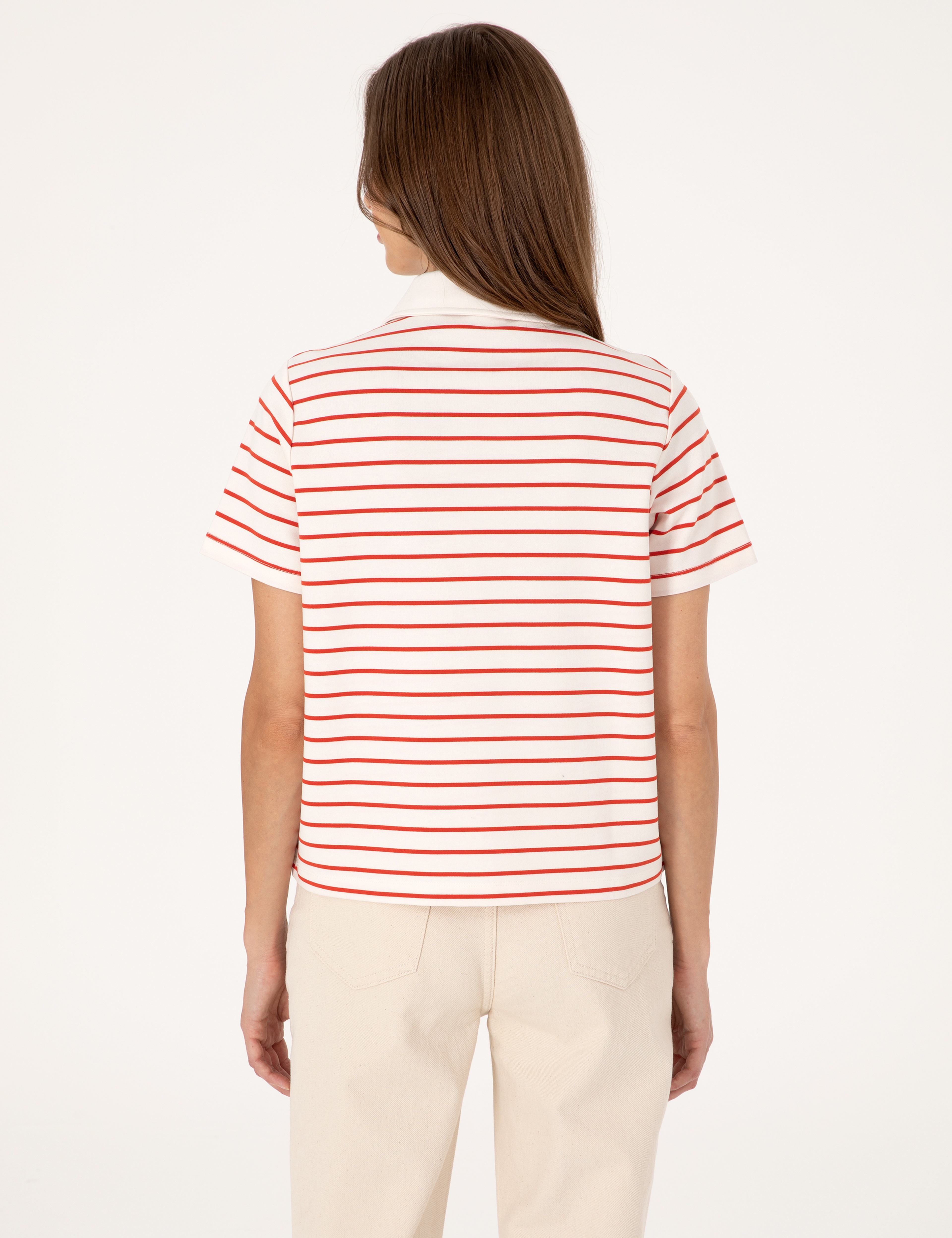 Kırmızı Regular Fit Polo Yaka Tişört